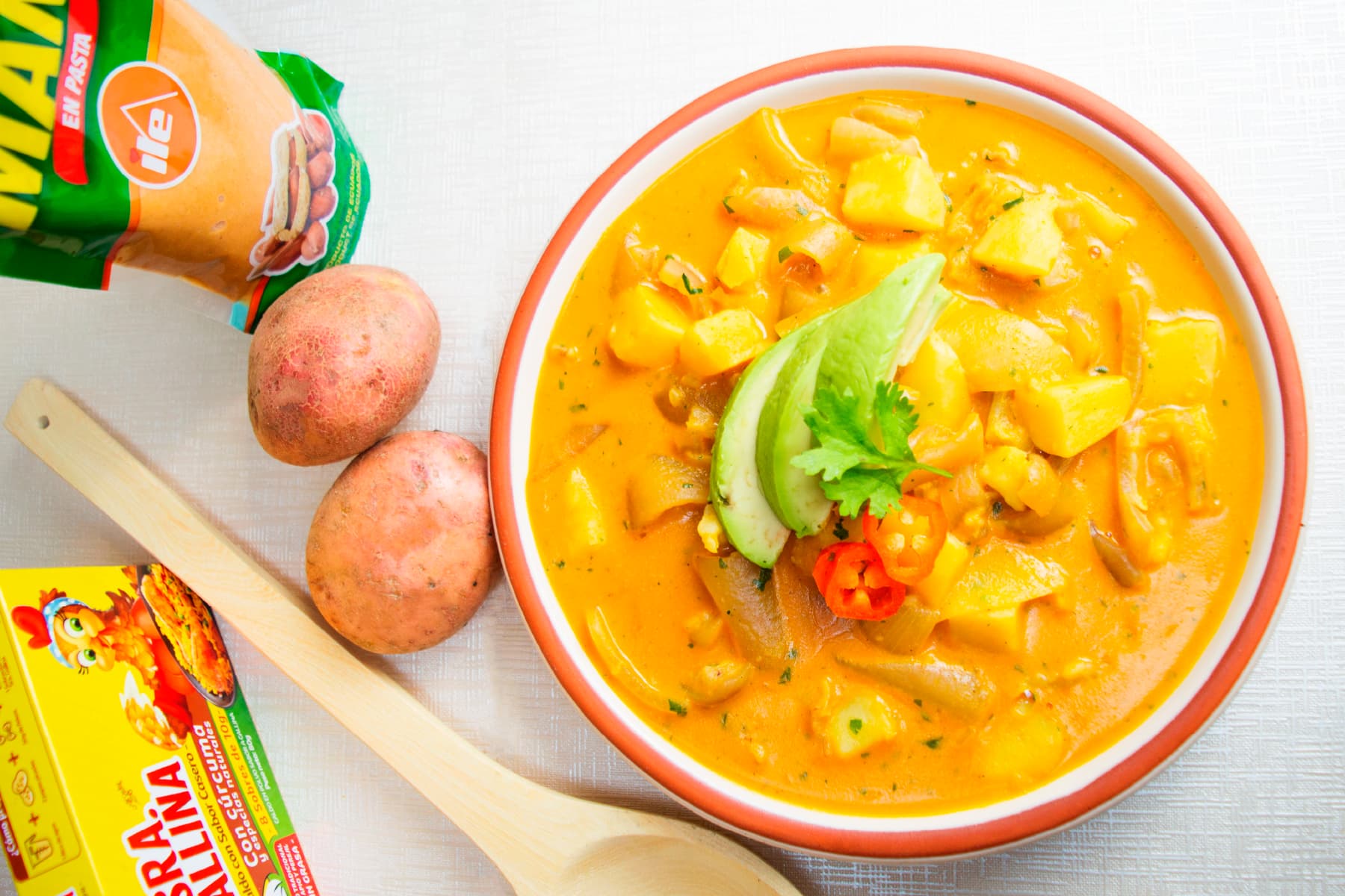 Papas con Cuero